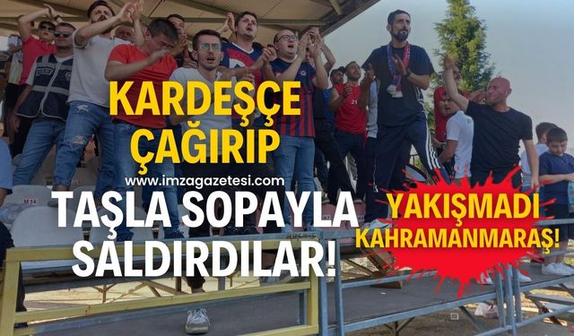 Zonguldaksporlu taraftarlar Kahramanmaraş'ta saldırıya uğradı!