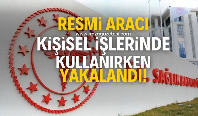 Zonguldak'ta bir kişi, Sağlık Bakanlığına bağlı araçla ailesini taşırken ceza yedi!