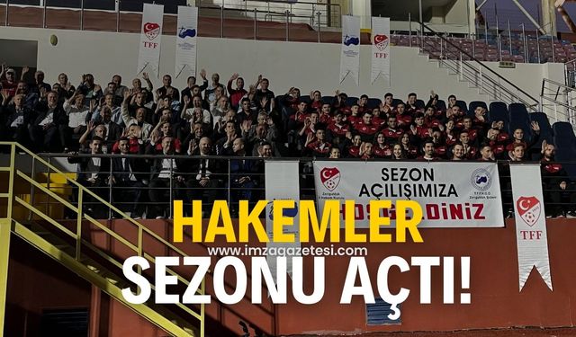 Zonguldak'ta hakemler, 2024-2025 sezonu açılışı yapıldı!