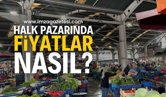 Zonguldak'ta Halk Pazarına Yoğun İlgi! | Zonguldak haber