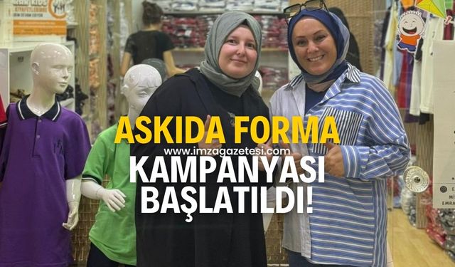 Zonguldak'ta ihtiyaç sahipleri için askıda forma kampanyası başlatıldı!