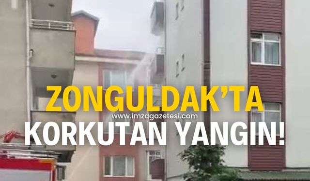 Zonguldak'ta korkutan yangın!