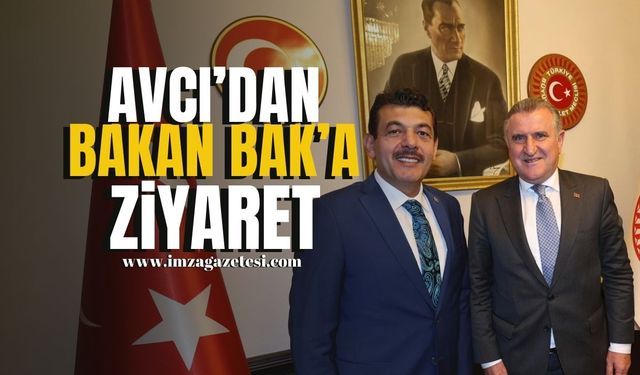 Ak Parti Zonguldak Milletvekili Muammer Avcı'dan Gençlik ve Spor Bakanı Dr. Osman Aşkın Bak Ziyaret...