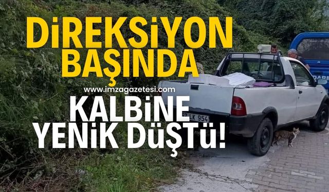 Balıkçı Ali Arslan, direksiyon başında kalbine yenik düştü!