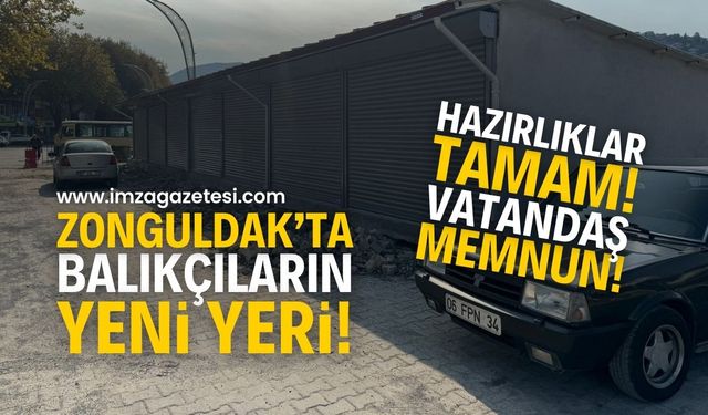 Balıkçılar yeni yerlerinde hizmet vermeye hazırlanıyor | Zonguldak haber