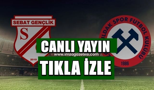 Sebat Gençlik Spor-Zonguldakspor maçı başladı! Canlı izle