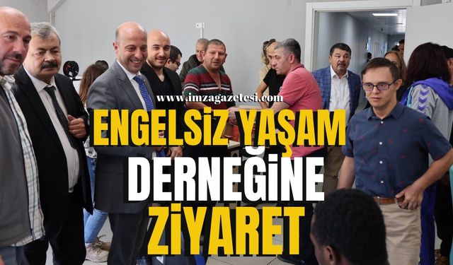 Zonguldak Belediye Başkan Vekili Yeten’den Engelsiz Yaşam Merkezine Ziyaret