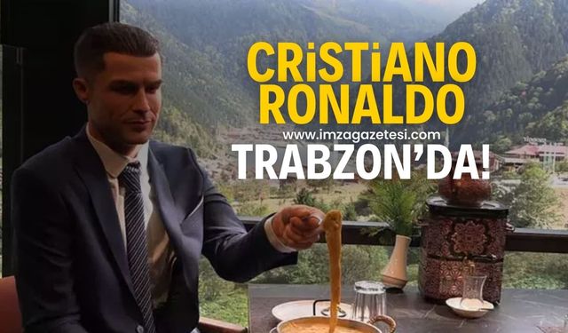 Cristiano Ronaldo, Trabzon'da!