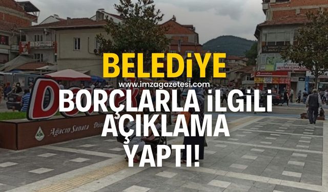 Devrek Belediyesinden borç açıklaması!