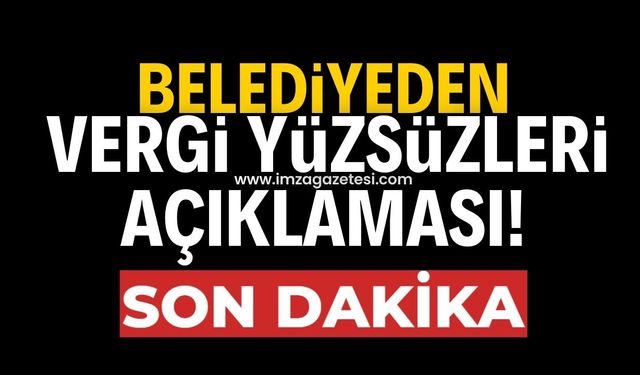 Devrek Belediyesinden Vergi Yüzsüzleri açıklaması!