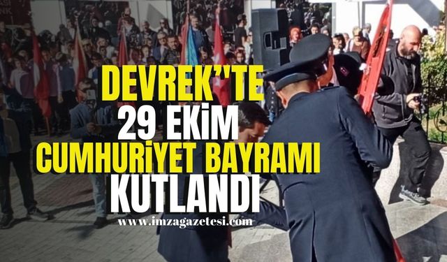 Devrek'te 29 Ekim Cumhuriyet Bayramı Kutlamaları Başladı...