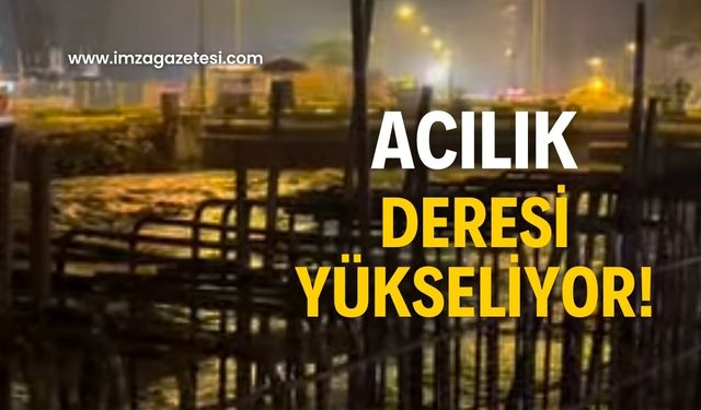 Derede seviye yükseldi! Esnaf tedbir almaya başladı