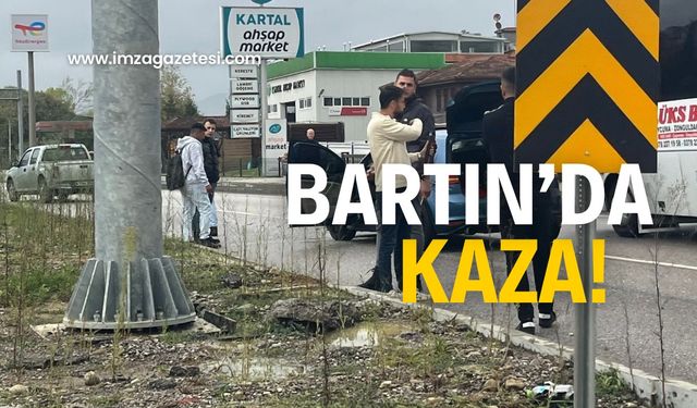 Bartın’da kaza!Ekipler sevk edildi