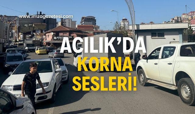 Acılık’da korna sesleri! Vatandaş isyanda