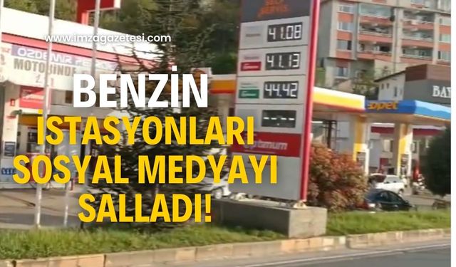 O benzin istasyonları sosyal medyada gündem oldu!