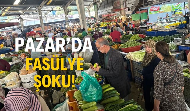 Pazar el yaktı! Görenler şaşırdı kaldı