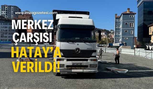 Merkez Çarşısında Hatay rüzgarı!