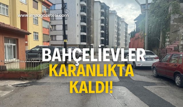 Bahçelievler elektriksiz kaldı!