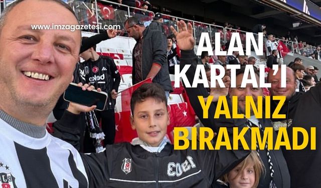 Ömer Selim Alan kartal’ı yalnız bırakmadı!