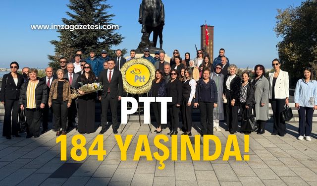 PTT 184 yaşında! Valilik önünde coşkulu tören