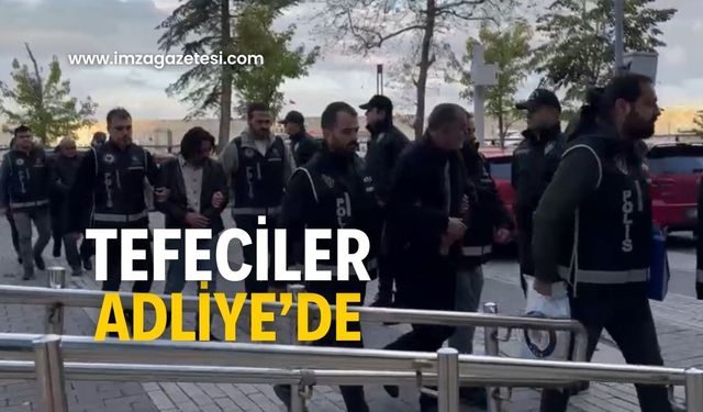 Tefeci operasyonu! Adliyedeler