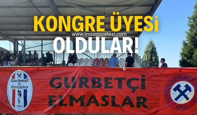 Gurbetçi Elmaslar, Zonguldakspor’un kongre üyesi oldu!