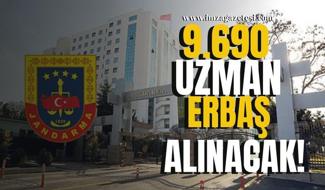 Jandarma ve Sahil Güvenlik Akademisi 9.690 Uzman Erbaş Alımı Yapacak!