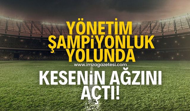 Kdz.Ereğli Belediyespor Kulüp Yönetimi, şampiyonluk yolunda kesenin ağzını açtı!