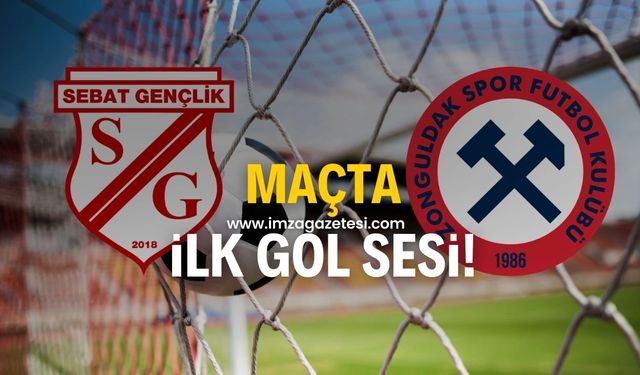 Sebat Gençlik Spor-Zonguldakspor FK maçında ilk gol sesi