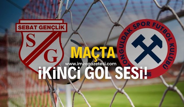 Sebat Gençlik Spor-Zonguldakspor FK maçında ikinci gol sesi