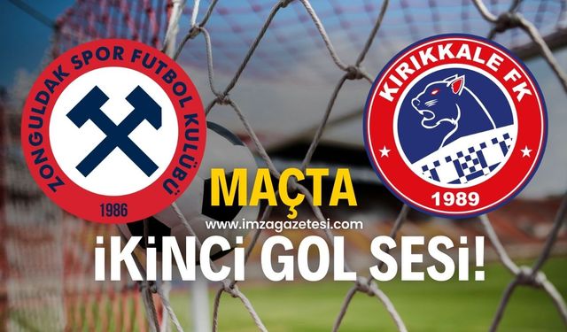 Zonguldakspor FK- Kırıkkale FK maçında ikinci gol sesi