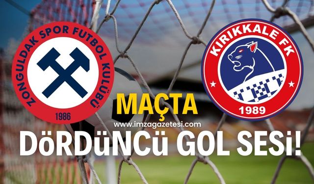 Zonguldakspor FK-Kırıkkale FK maçında dördüncü gol sesi!