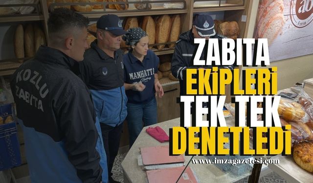 Kozlu Belediyesi Zabıta Ekipleri Fırın Denetledi...