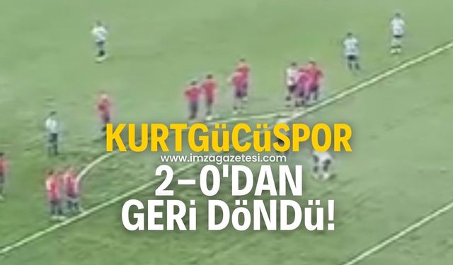 Kurtgücüspor, 2-0'dan geri döndü!