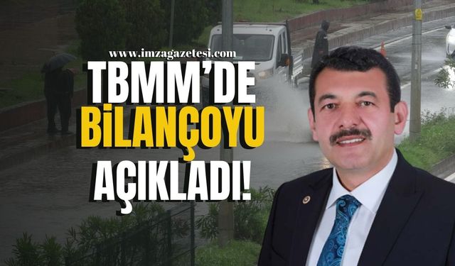 Milletvekili Avcı, Zonguldak’ta Yaşan Yağış Bilançosu Hakkında TBMM’de Bilgi Verdi...