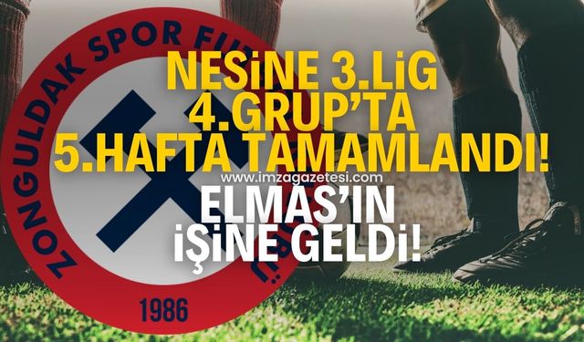 Nesine 3.Lig 4.Grup’ta 5.hafta tamamlandı! Zonguldakspor FK zirvedeki yerini korudu