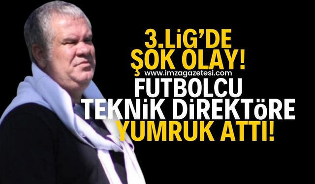 Nesine 3.Lig'de şok olay! Yiğit Epözdemir, kendi teknik direktörü Levent Eriş'e yumruk attı!