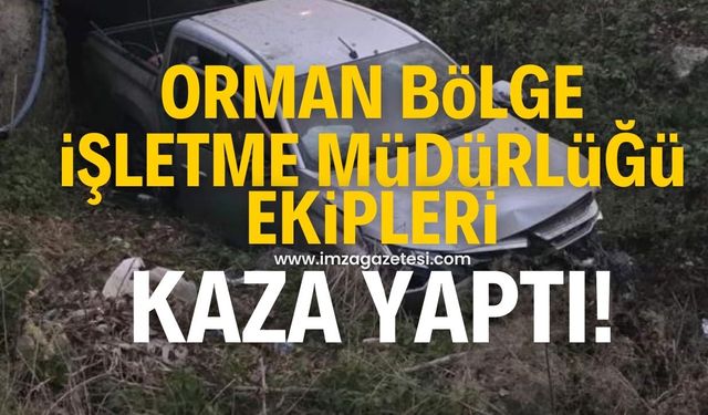 Orman İşletme Müdürlüğü ekipleri kaza yaptı! 6 yaralı