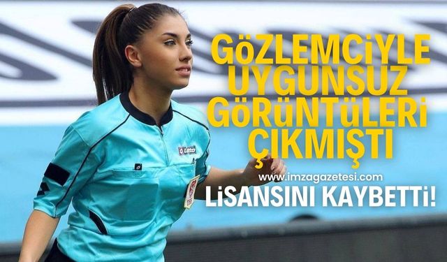 TFF, uygunsuz görüntüleri ortaya çıkan Elif Karaarslan ve Orhan Erdemir'in lisanslarını iptal etti!