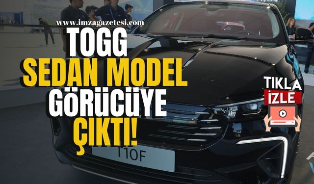 TOGG'un sedan modeli! Menzili kaç kilometre? Görücüye çıktı!