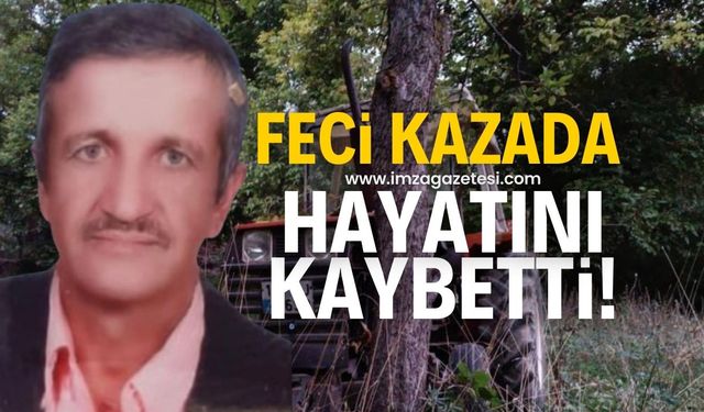 Traktör kazasında 1 hayatını kaybetti, 1 kişi yaralandı!