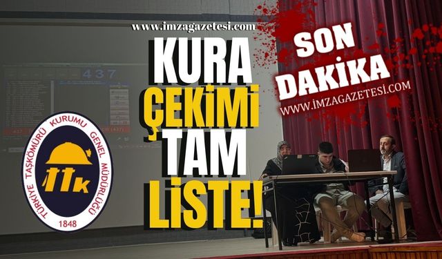 TTK'da Kura Çekimi Yapıldı! İşte TTK Kura Çekimi Sonucu Tam Liste!