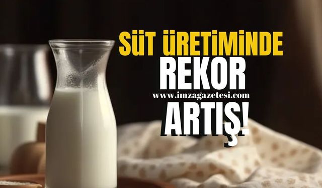 Süt Üretiminde Rekor Artış! İnek Sütü ve Tereyağı Üretimi Zirveye Ulaştı...