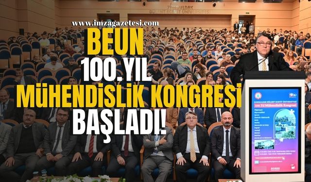 Zonguldak Bülent Ecevit Üniversitesi'nde 100. Yıl Mühendislik Kongresi Başladı...