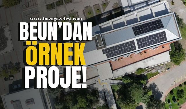 Zonguldak Bülent Ecevit Üniversitesi'nden Örnek Proje...