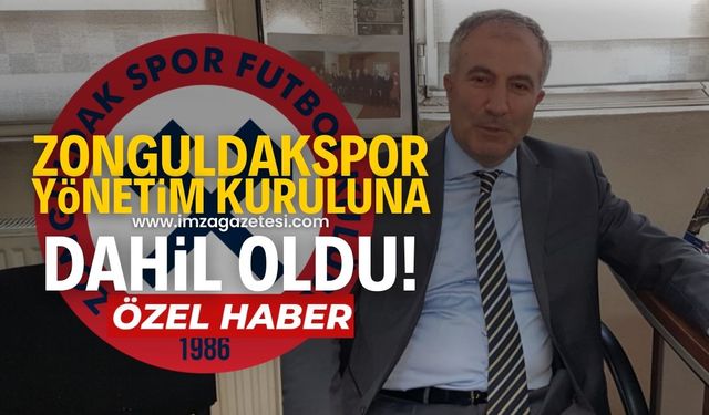 Zonguldak Çalışma ve İş Kurumu İl Müdürü Okan Şentürk, Zonguldakspor FK Yönetim Kuruluna dahil oldu!