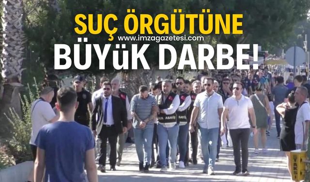 Zonguldak dahil 59 ilde suç örgütüne eş zamanlı operasyon!