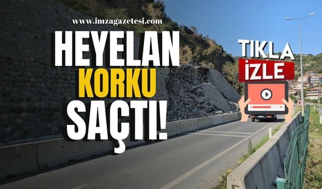 Ereğli’de Heyelan Korku Saçtı!