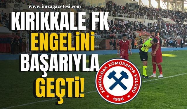 Zonguldakspor FK kendi evinde Kırıkkale FK engelini de başarıyla geçti!