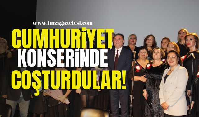 Cumhuriyet Konseri’nde coşturdular!